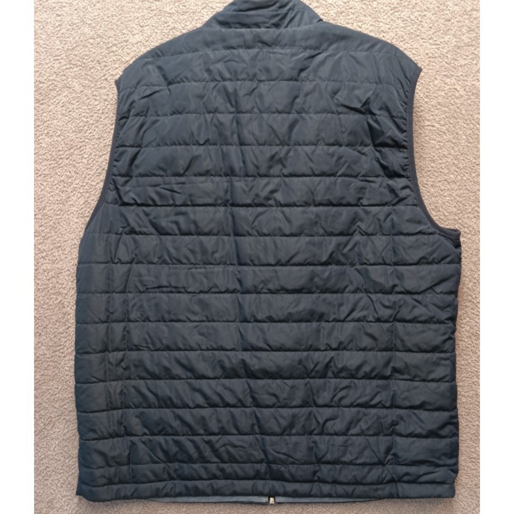 IZOD Luxury Classics Men's Quilted Puffer Vest Navy Blue Size XL - Picture 4 of 7